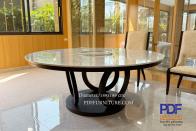 Dining round table