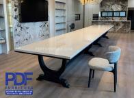 Dining table./ 120x640x76 cm.